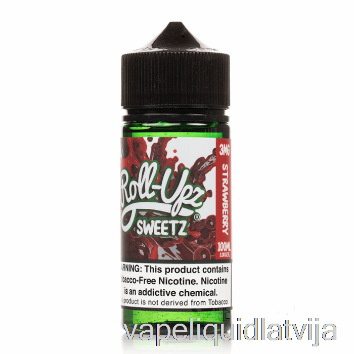 Zemeņu Sulas Roll-upz - 100ml 6mg Vape šķidrums